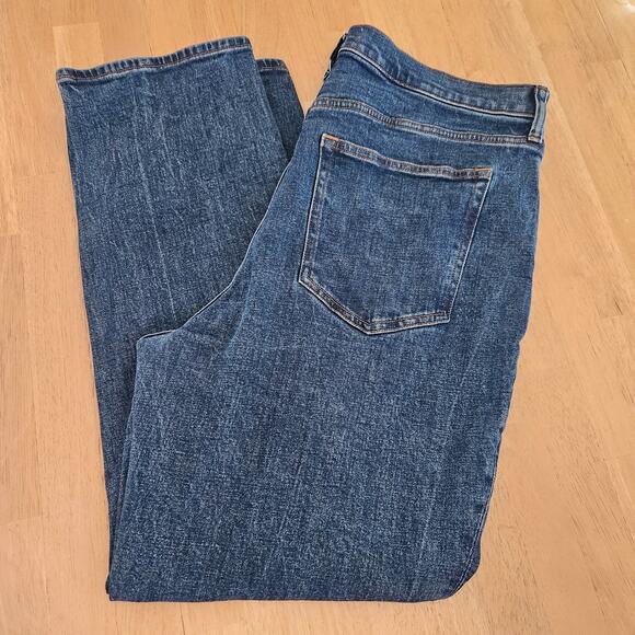 Abercrombie & Fitch Ultra High Rise Ankle Straight Jean sz 32/14 - Picture 7 of 9